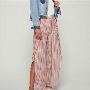 NWT Anthropologie Drew Whitney Striped Linen Pants